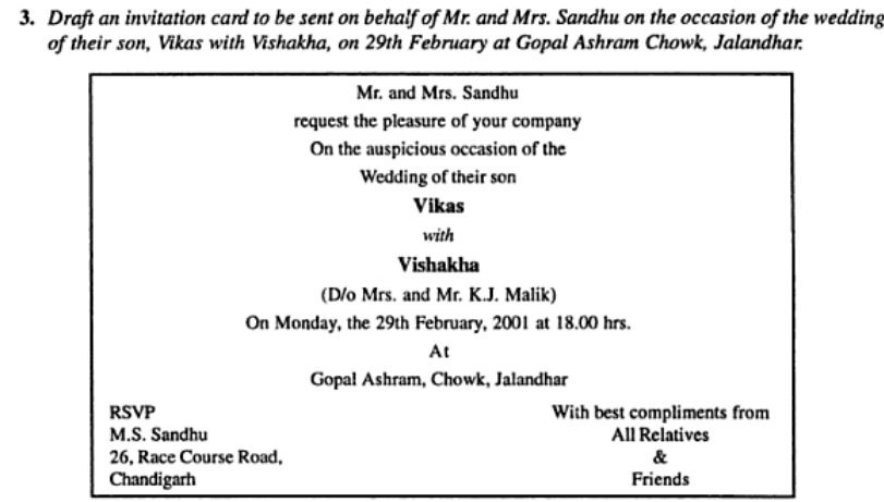 wedding invitation : Sample wedding invitation card - New ...
